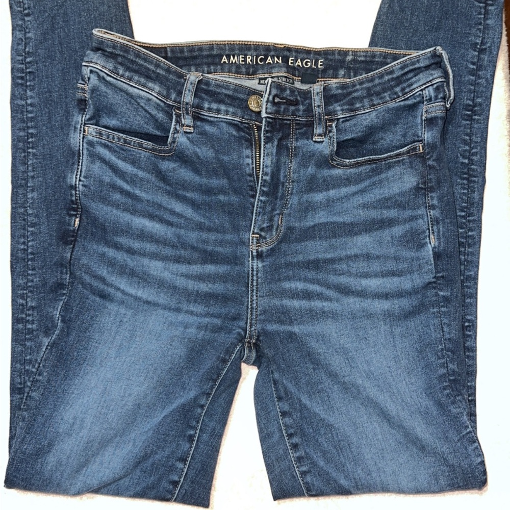 American Eagle Outfitters High Rise Blue Denim